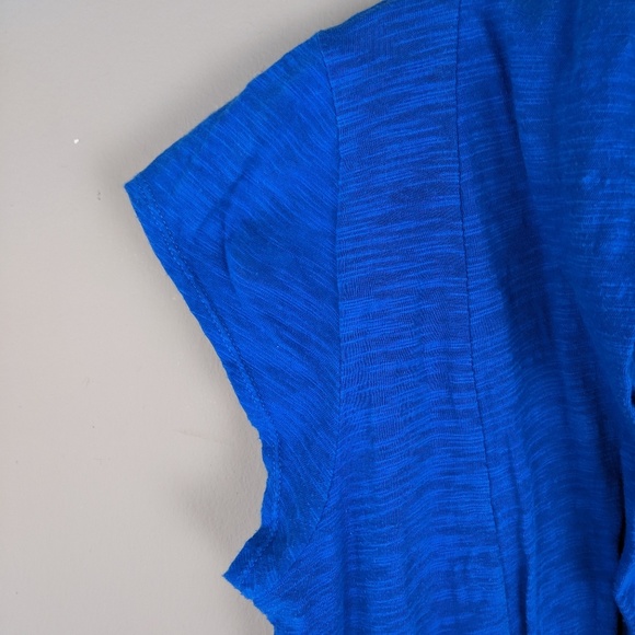 Anthropologie | Blue Belted Blouse - H11 - Picture 5 of 5